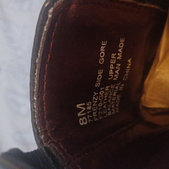 Frye Black/Dark Brown Leather Dressy/Heeled Boots Size 8M - Picture 12 of 15